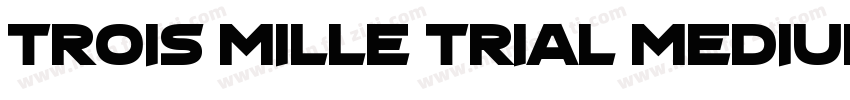 Trois Mille TRIAL Medium 17字体转换
